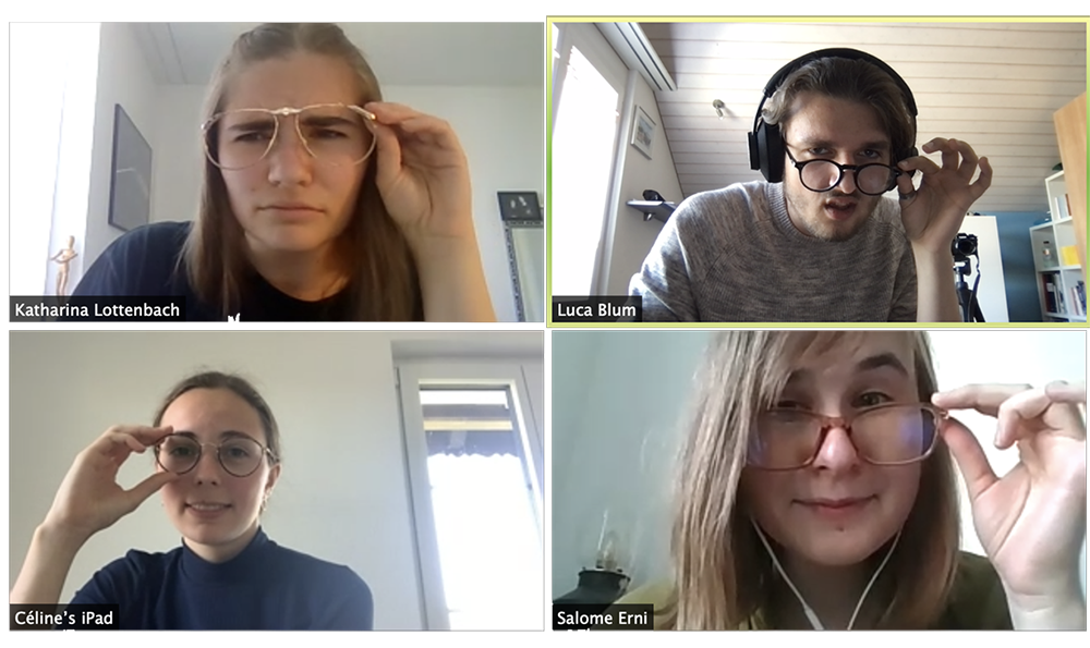 Büro BESL im ersten Zoom-Meeting